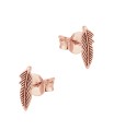 Feathers Silver Stud Earring STS-6542